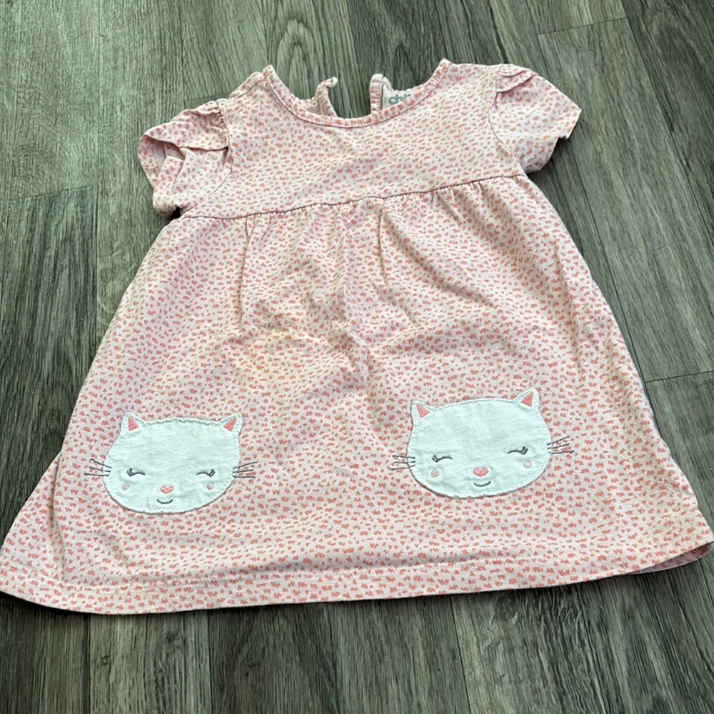 Child of Mine Pink Cat Dress